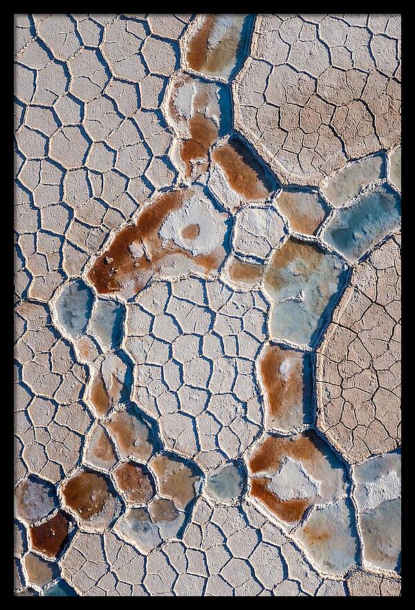 Aerial Perspective Of Salt Flats