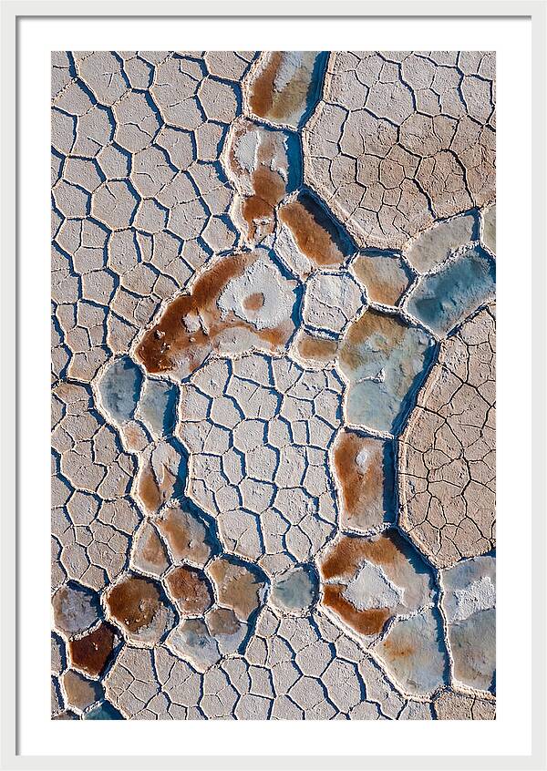 Aerial Perspective Of Salt Flats