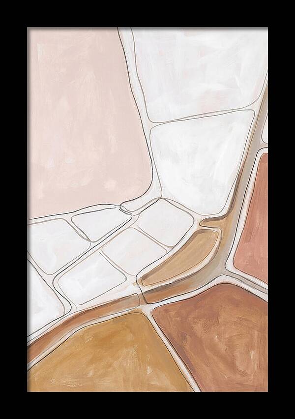 Aerial Salt Field Abstract