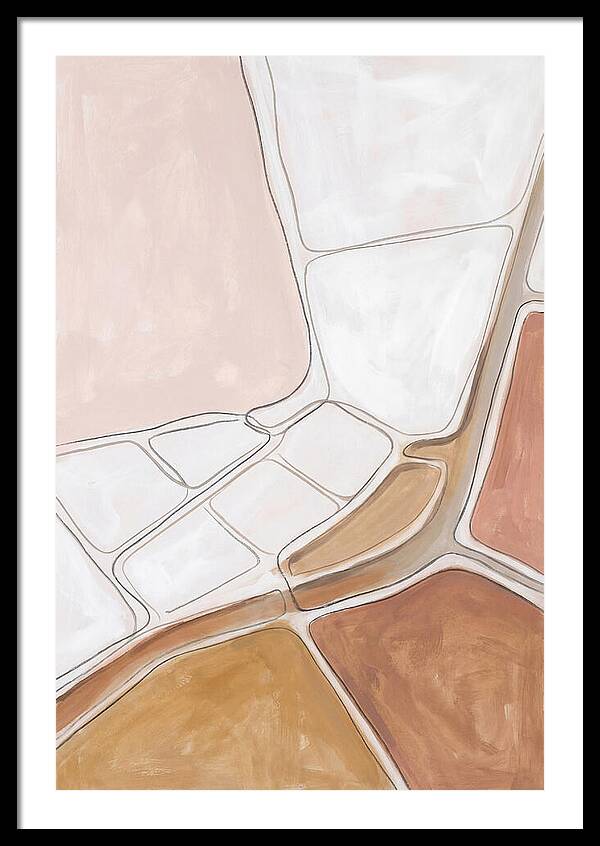 Aerial Salt Field Abstract