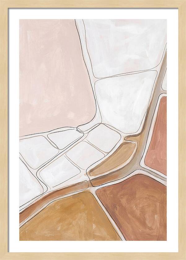 Aerial Salt Field Abstract