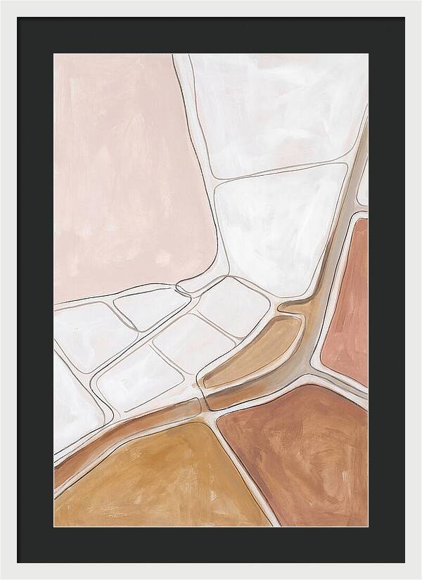 Aerial Salt Field Abstract