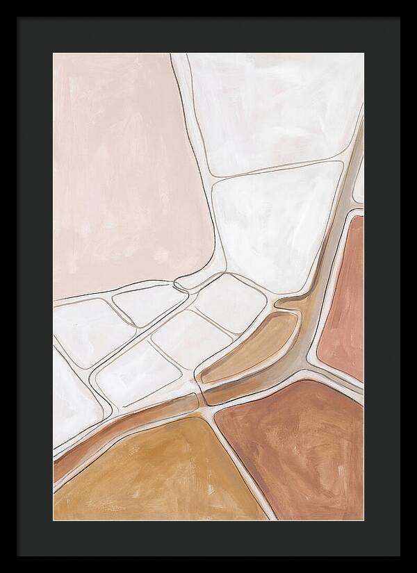 Aerial Salt Field Abstract