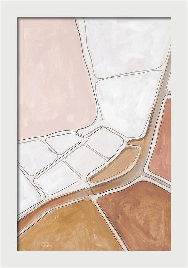 Aerial Salt Field Abstract
