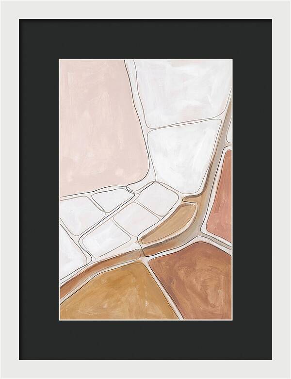 Aerial Salt Field Abstract