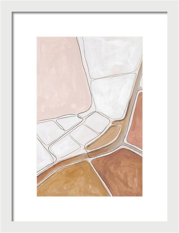 Aerial Salt Field Abstract