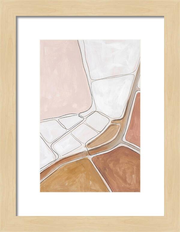 Aerial Salt Field Abstract