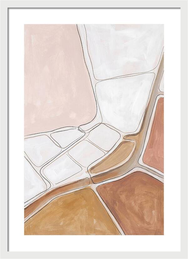 Aerial Salt Field Abstract