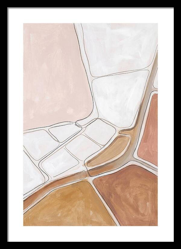 Aerial Salt Field Abstract