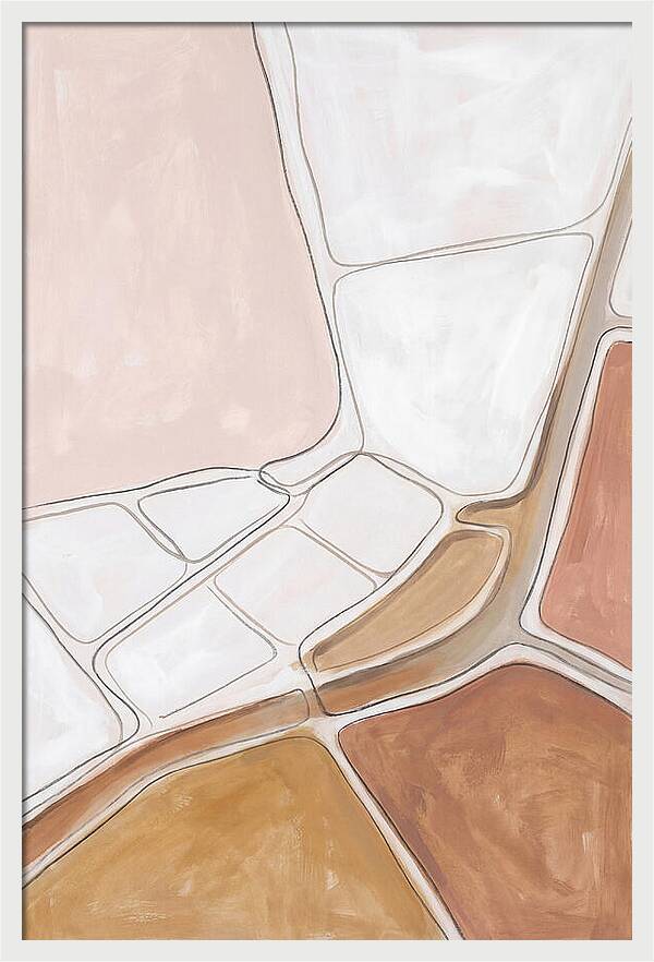 Aerial Salt Field Abstract