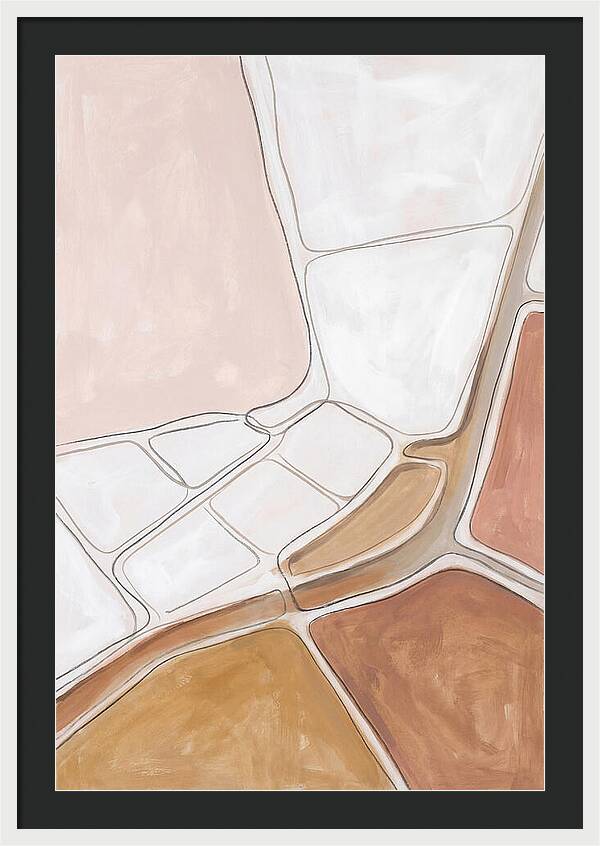 Aerial Salt Field Abstract