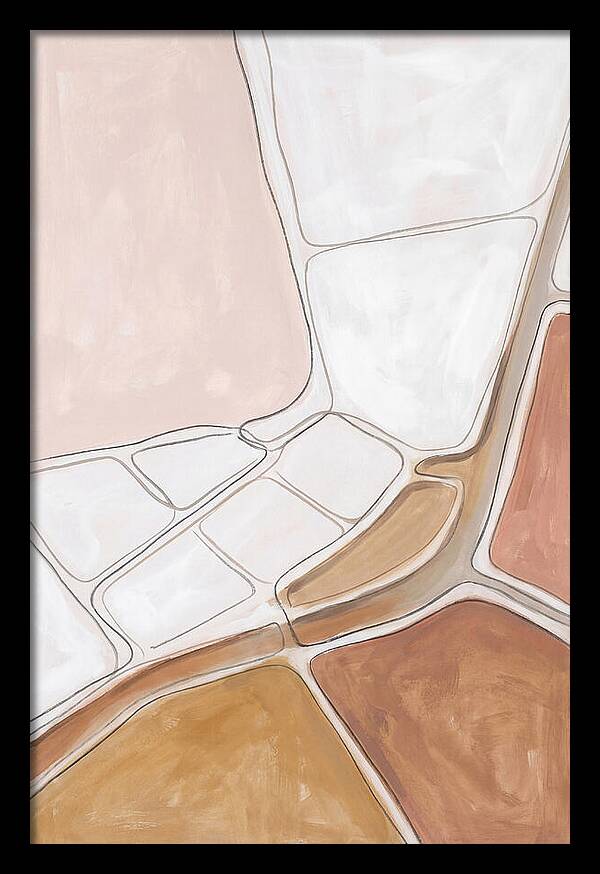 Aerial Salt Field Abstract