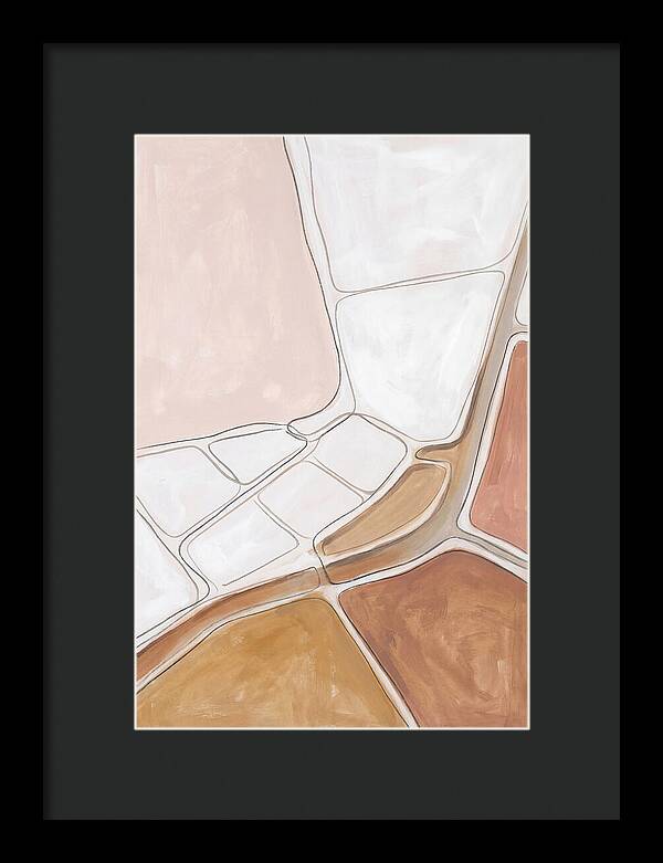 Aerial Salt Field Abstract
