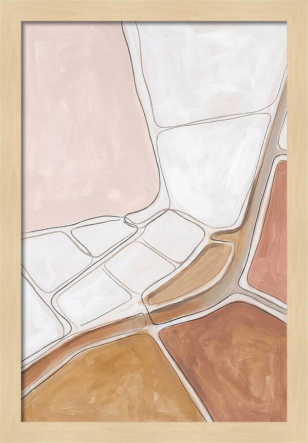 Aerial Salt Field Abstract