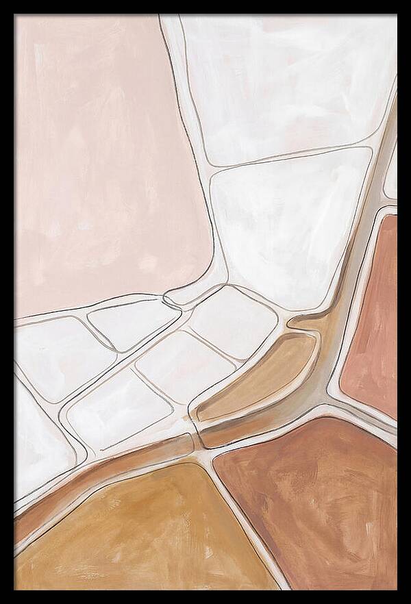 Aerial Salt Field Abstract