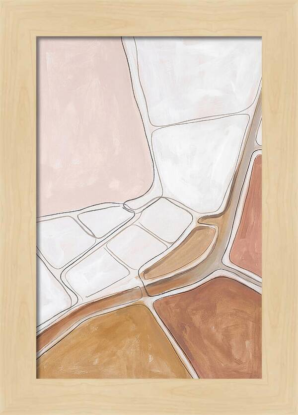 Aerial Salt Field Abstract