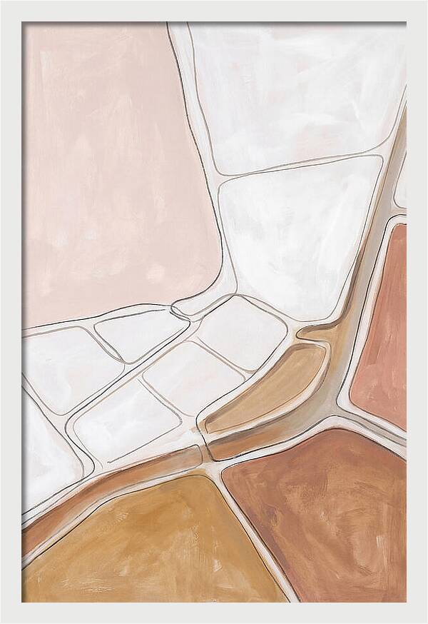 Aerial Salt Field Abstract