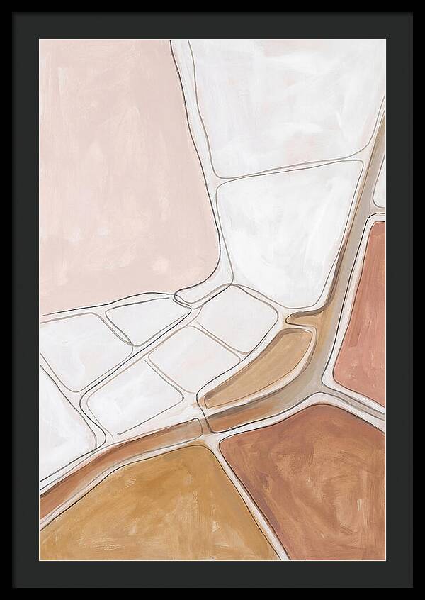 Aerial Salt Field Abstract