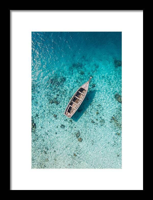 Aerial View Of A Boat