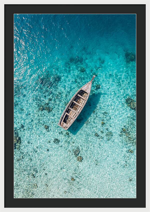Aerial View Of A Boat