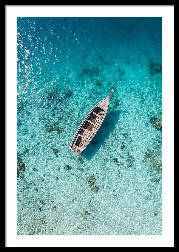 Aerial View Of A Boat