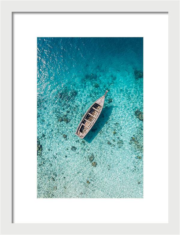 Aerial View Of A Boat