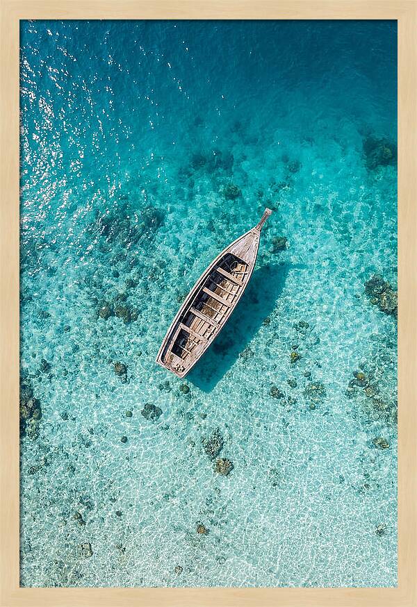 Aerial View Of A Boat