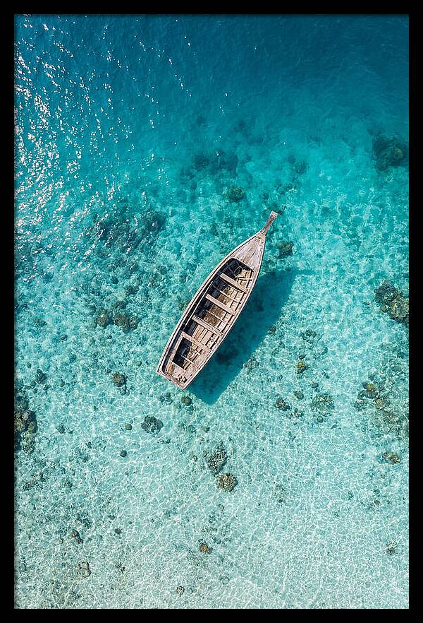 Aerial View Of A Boat