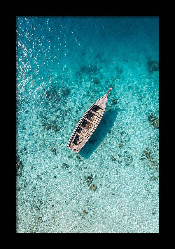 Aerial View Of A Boat