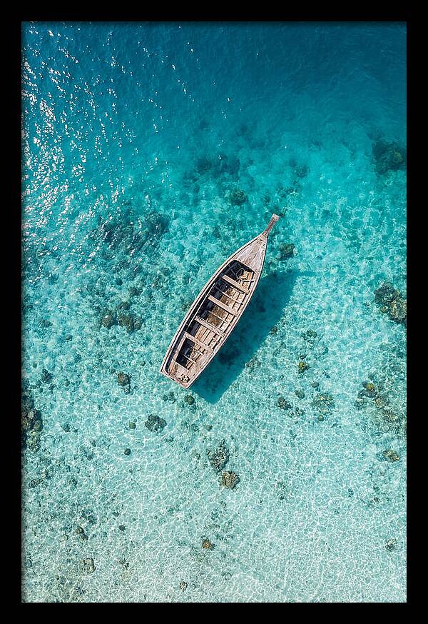 Aerial View Of A Boat