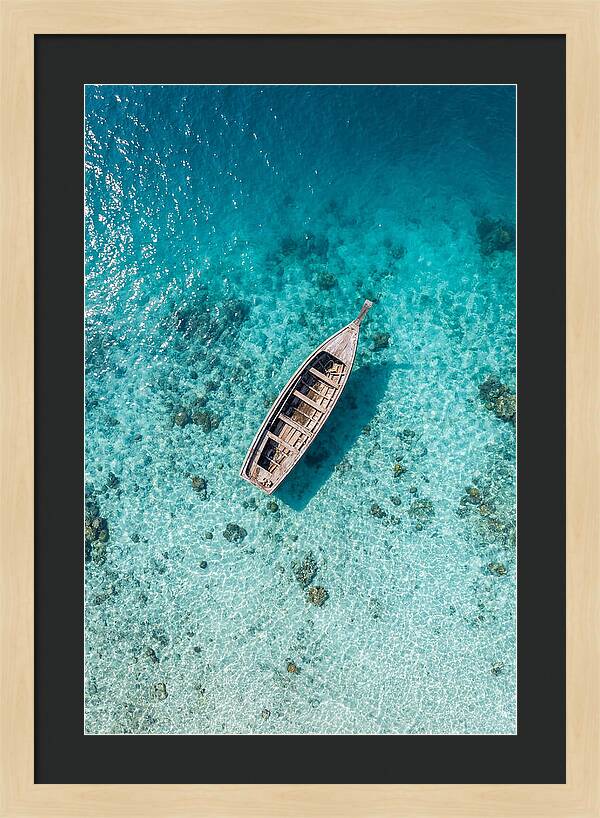 Aerial View Of A Boat