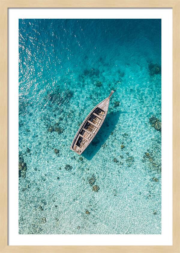 Aerial View Of A Boat