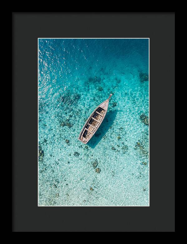 Aerial View Of A Boat