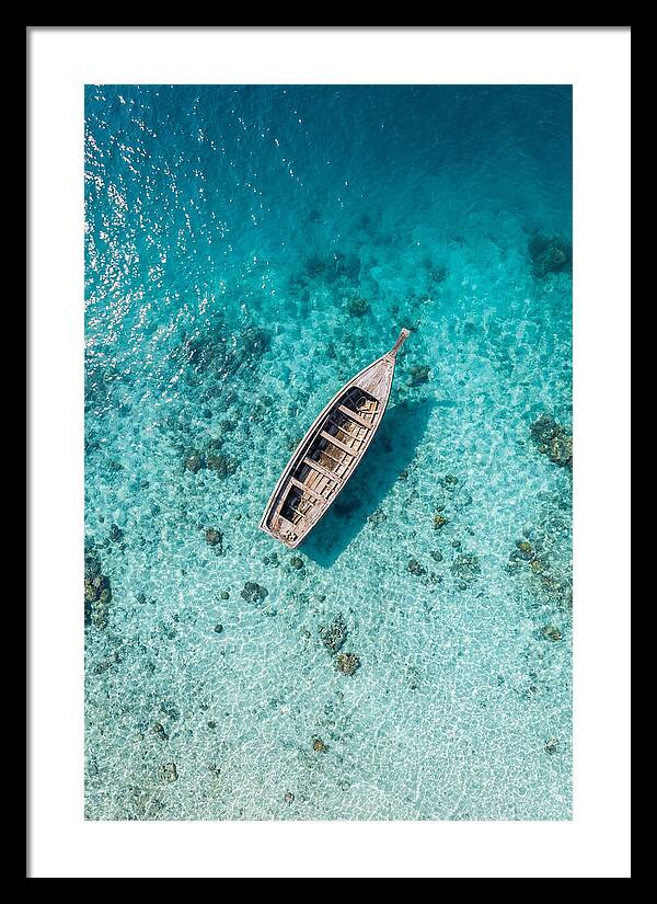Aerial View Of A Boat