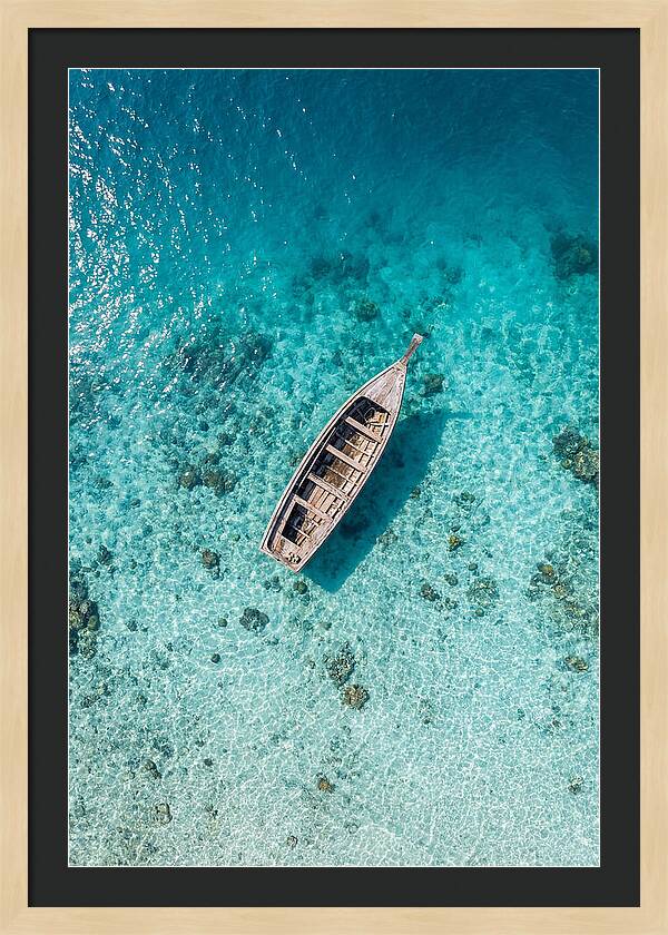 Aerial View Of A Boat