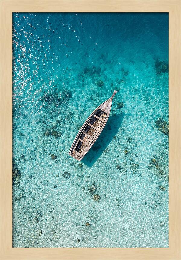 Aerial View Of A Boat
