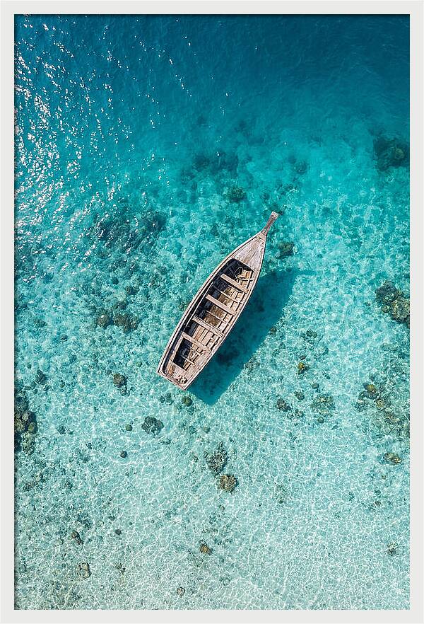 Aerial View Of A Boat