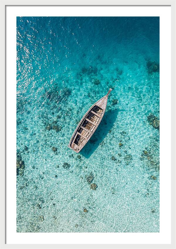 Aerial View Of A Boat