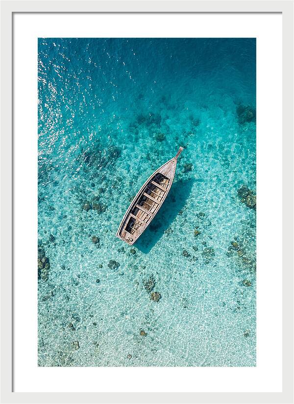 Aerial View Of A Boat