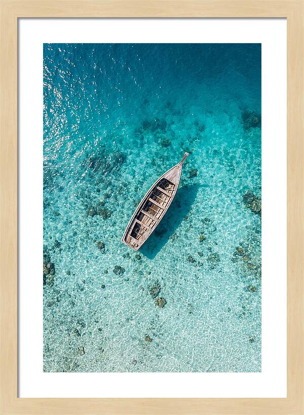 Aerial View Of A Boat