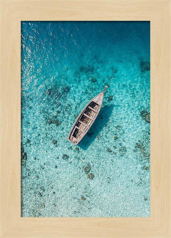 Aerial View Of A Boat
