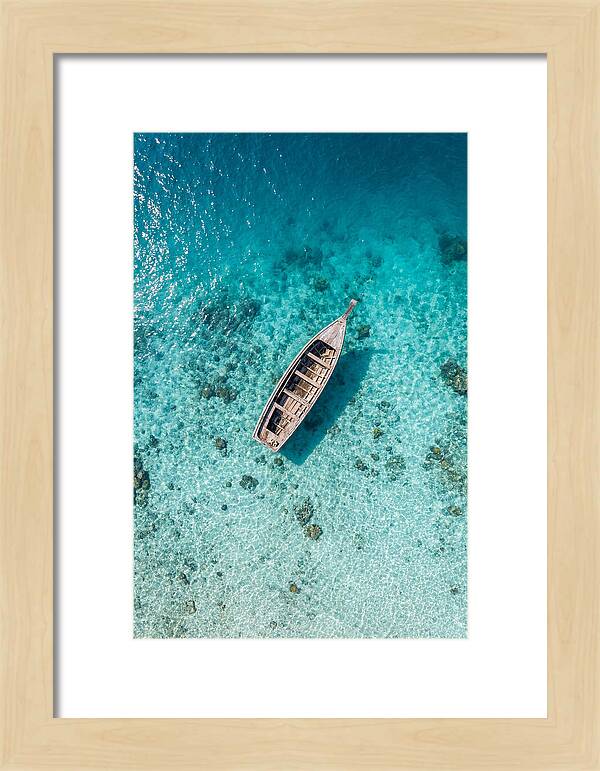 Aerial View Of A Boat