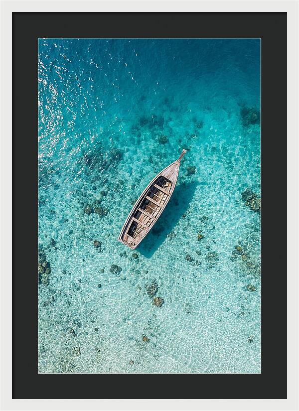 Aerial View Of A Boat
