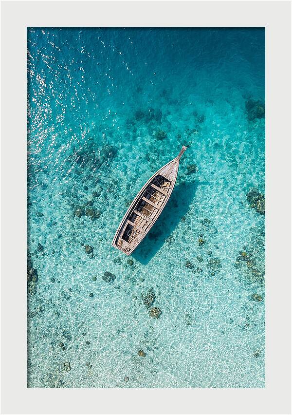 Aerial View Of A Boat