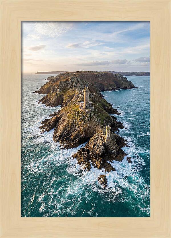 Aerial View Of A Lighthouse