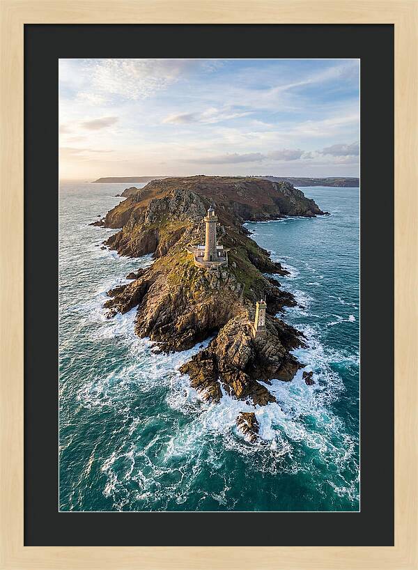 Aerial View Of A Lighthouse
