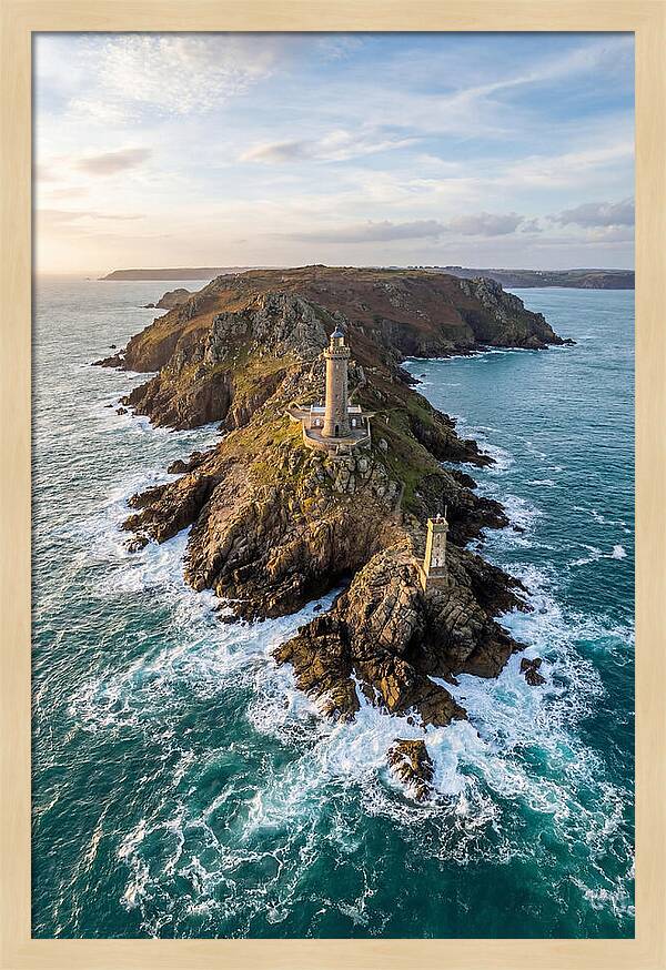 Aerial View Of A Lighthouse