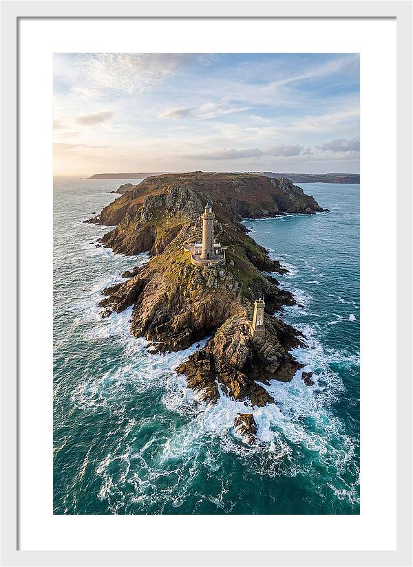 Aerial View Of A Lighthouse