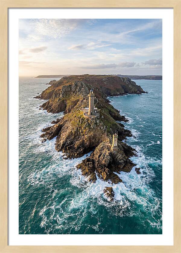 Aerial View Of A Lighthouse