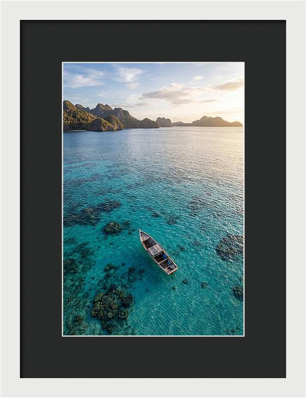 Aerial View Of A Serene Boat